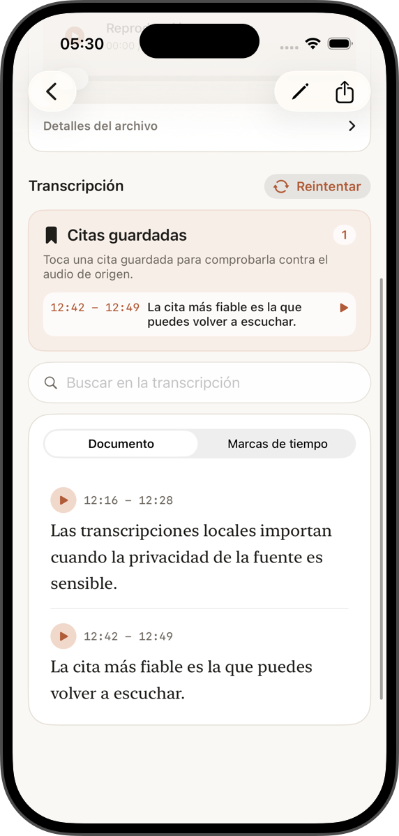 Texto claro para editar