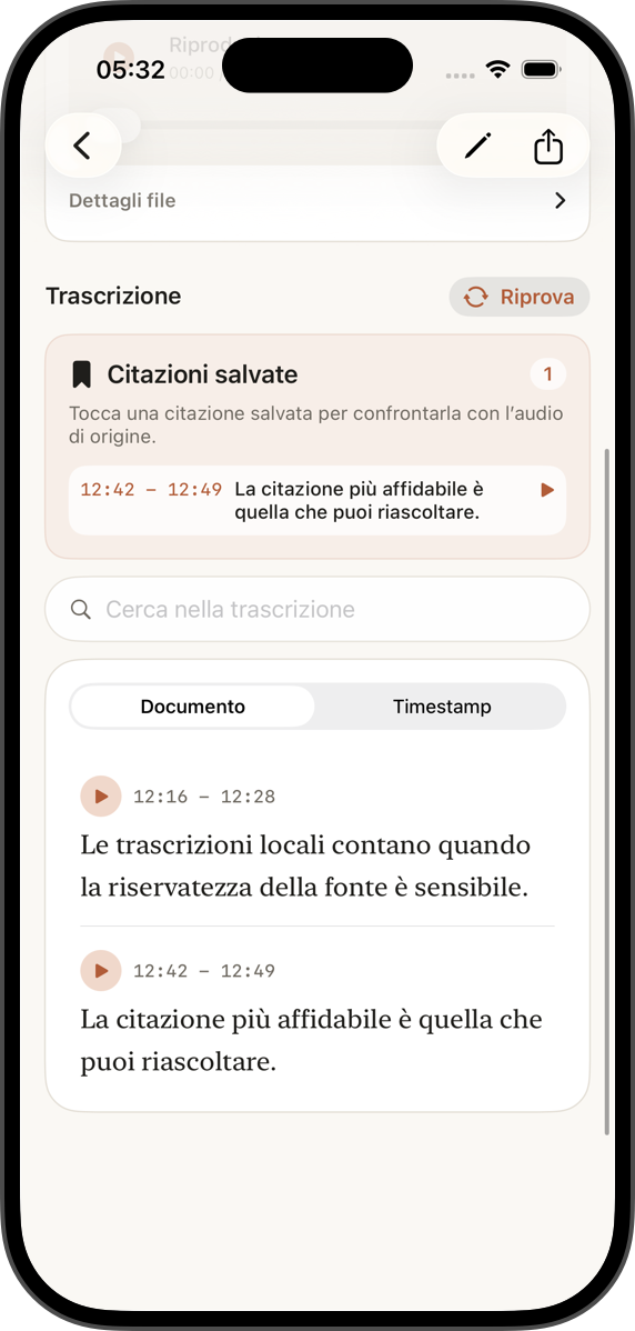 Testo pulito da modificare