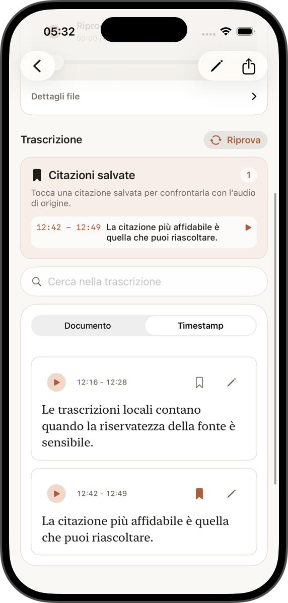 Verifica ogni citazione