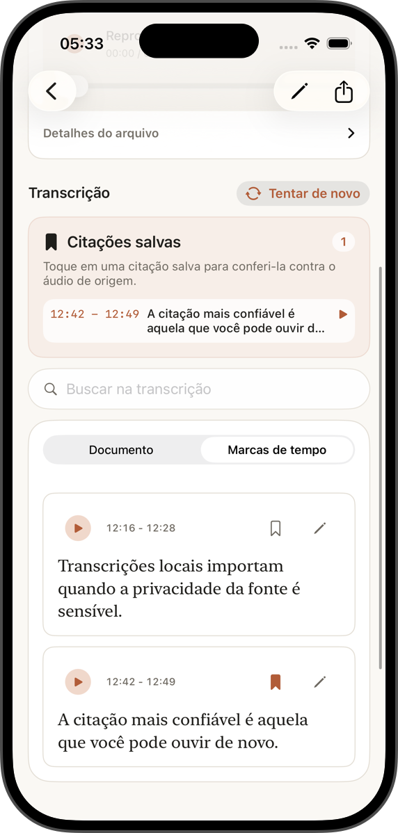 Confira cada citação